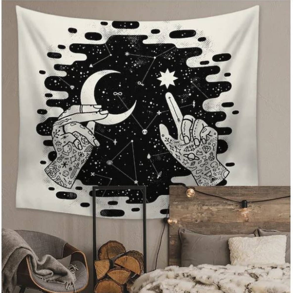 Star Moon Tapestry π - Picture 1 of 4